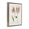 Stupell Industries Classic Tulip & Butterfly Framed Floater Canvas Wall Art Design by Jacob Marrel